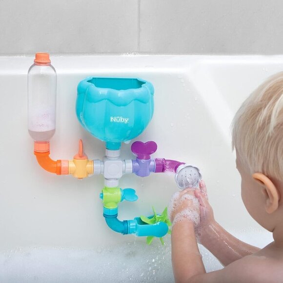 Pipes Bath Baby Bathtub Toy with Interactive Features for Cognitive Development - Picture 7 of 11